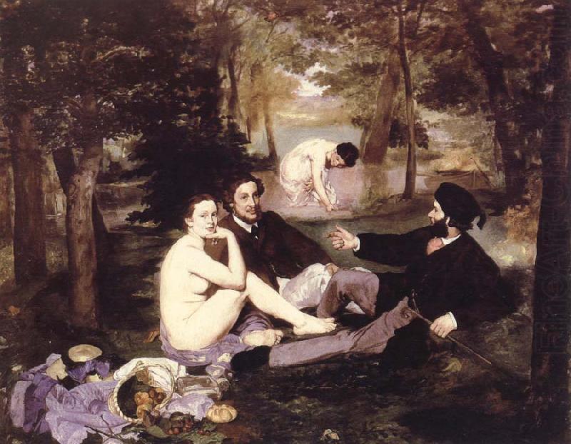 le dejeuner sur l herbe, Edouard Manet